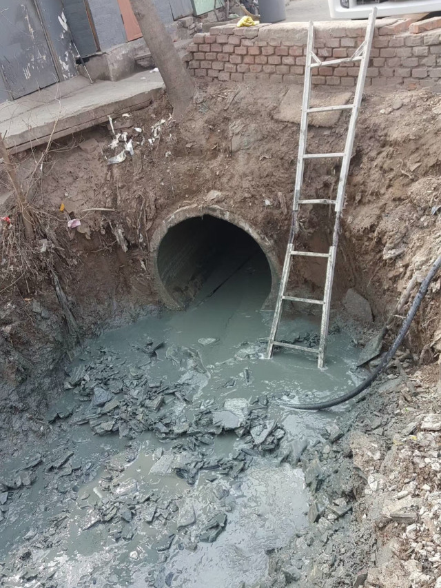 幸福路街道管道清洗